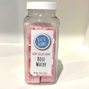 Fizz & Bubble ROSE WATER BODY SUGAR SCRUBS brand new made in the USA!!!